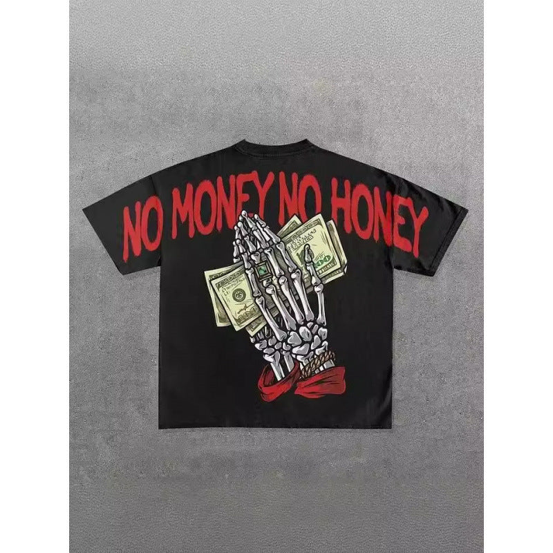 VORLIX Shadow Skull Oversized Tee