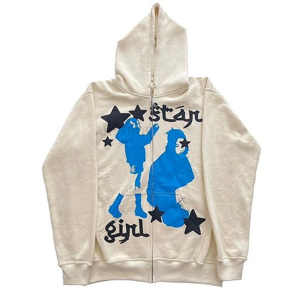 VORLIX Oversized Zip Hoodie