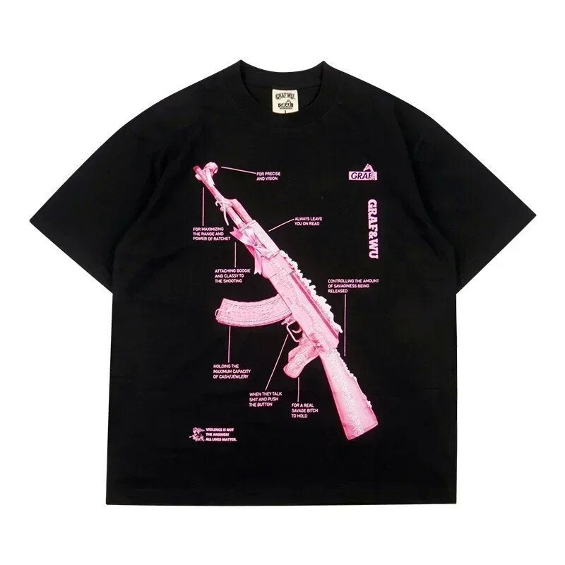 VORLIX Shadow Skull Oversized Tee