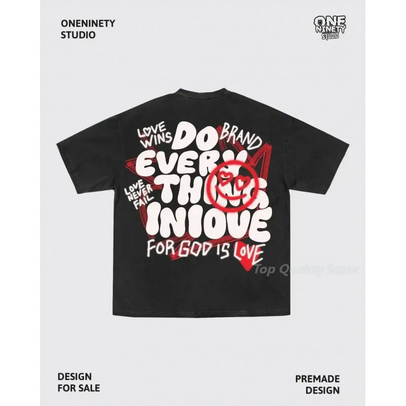 VORLIX Shadow Skull Oversized Tee