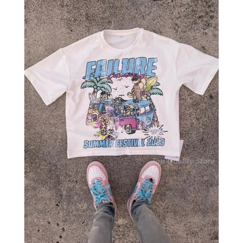 VORLIX Shadow Skull Oversized Tee