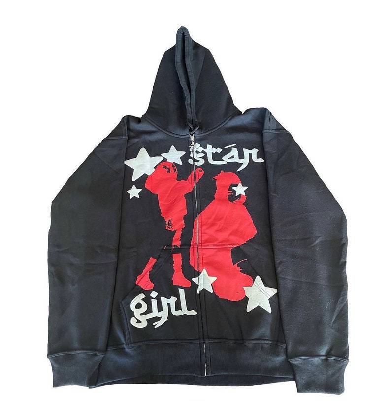 VORLIX Oversized Zip Hoodie