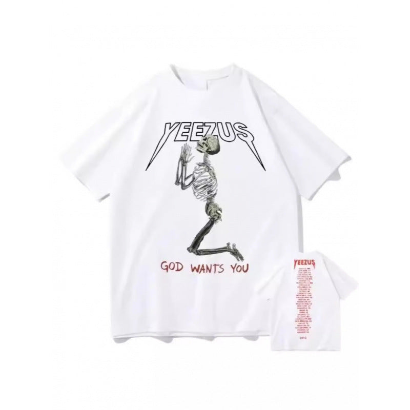 VORLIX Shadow Skull Oversized Tee
