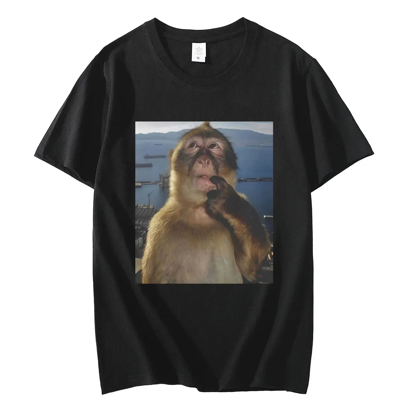VORLIX Thinking Monkey T-shirt Casual