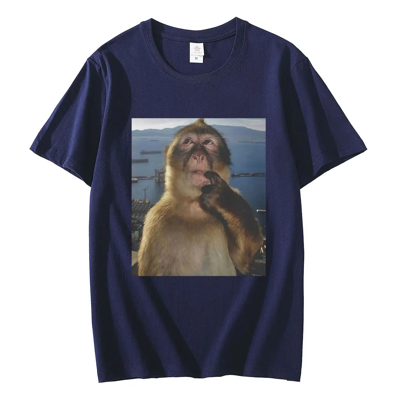 VORLIX Thinking Monkey T-shirt Casual