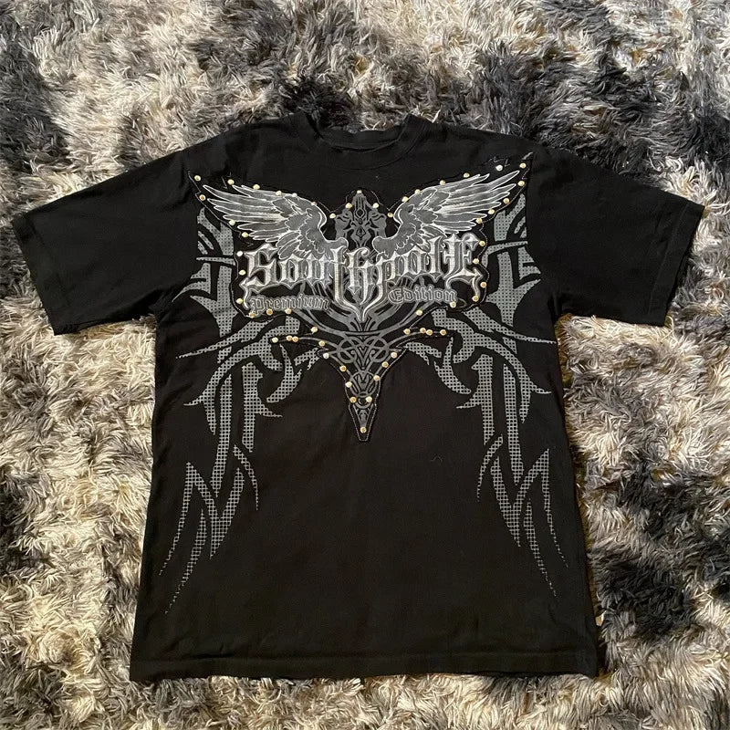 Vorlix Y2K Gothic Oversized T-Shirt (Unisex)