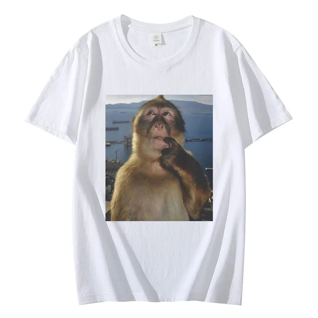 VORLIX Thinking Monkey T-shirt Casual