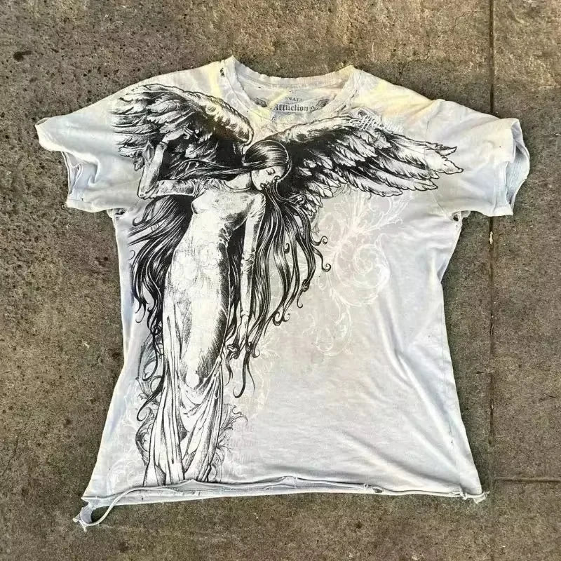 Vorlix Y2K Gothic Style T-Shirt (Unisex)