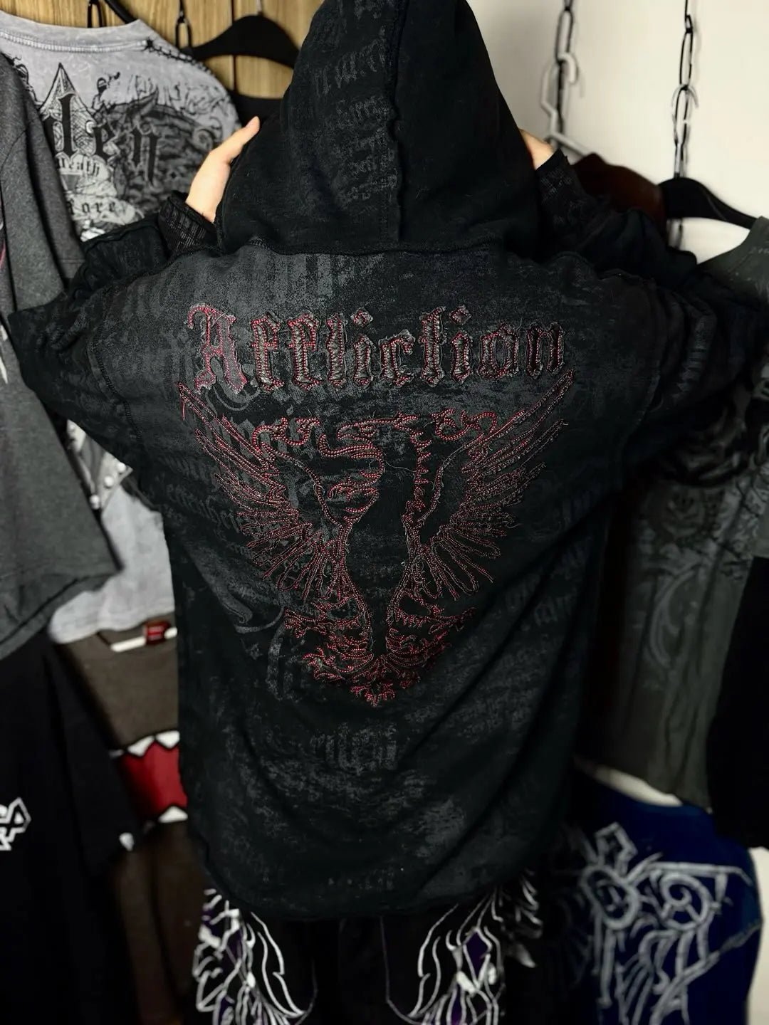 Vorlix Gothic Dark Affliction Hoodie