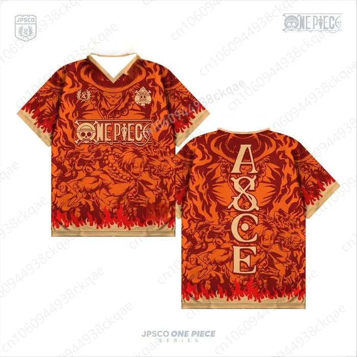 2026 One Piece Luffy Anime T-Shirt Vintage Baseball Jersey Style Men Women 3D Full Print Y2k Streetwear Harajuku Graphic Tee
