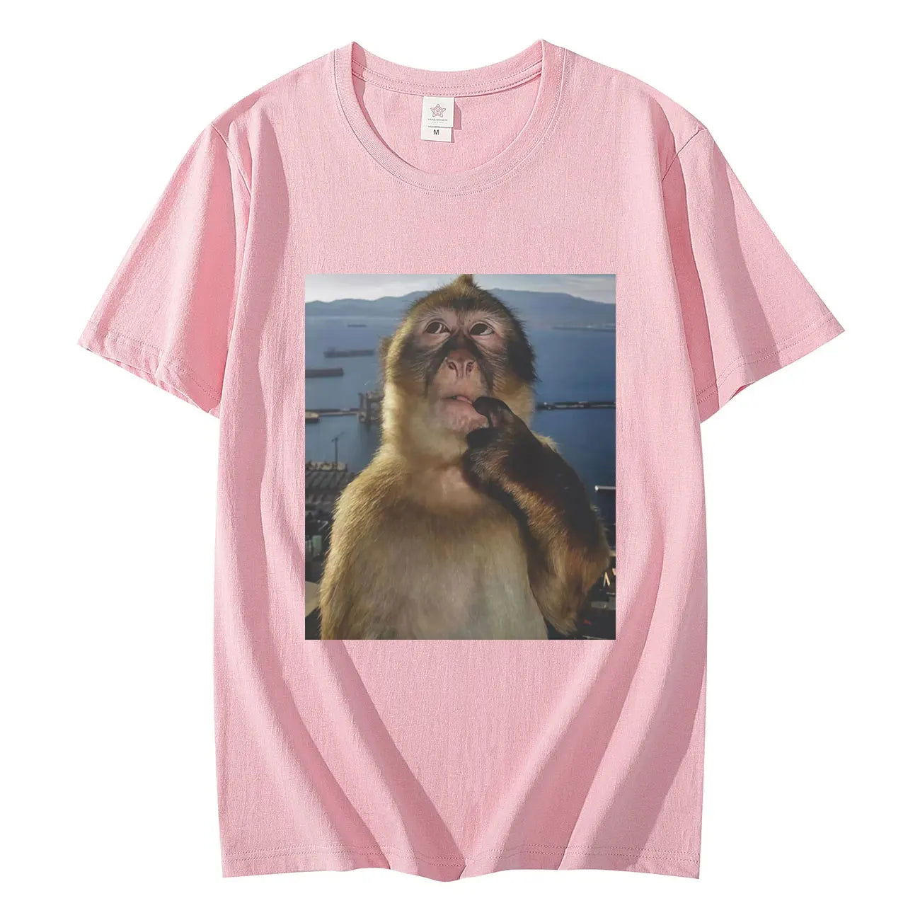 VORLIX Thinking Monkey T-shirt Casual