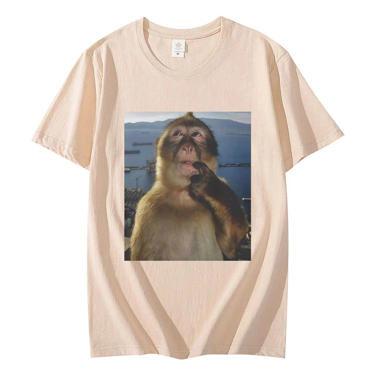 VORLIX Thinking Monkey T-shirt Casual