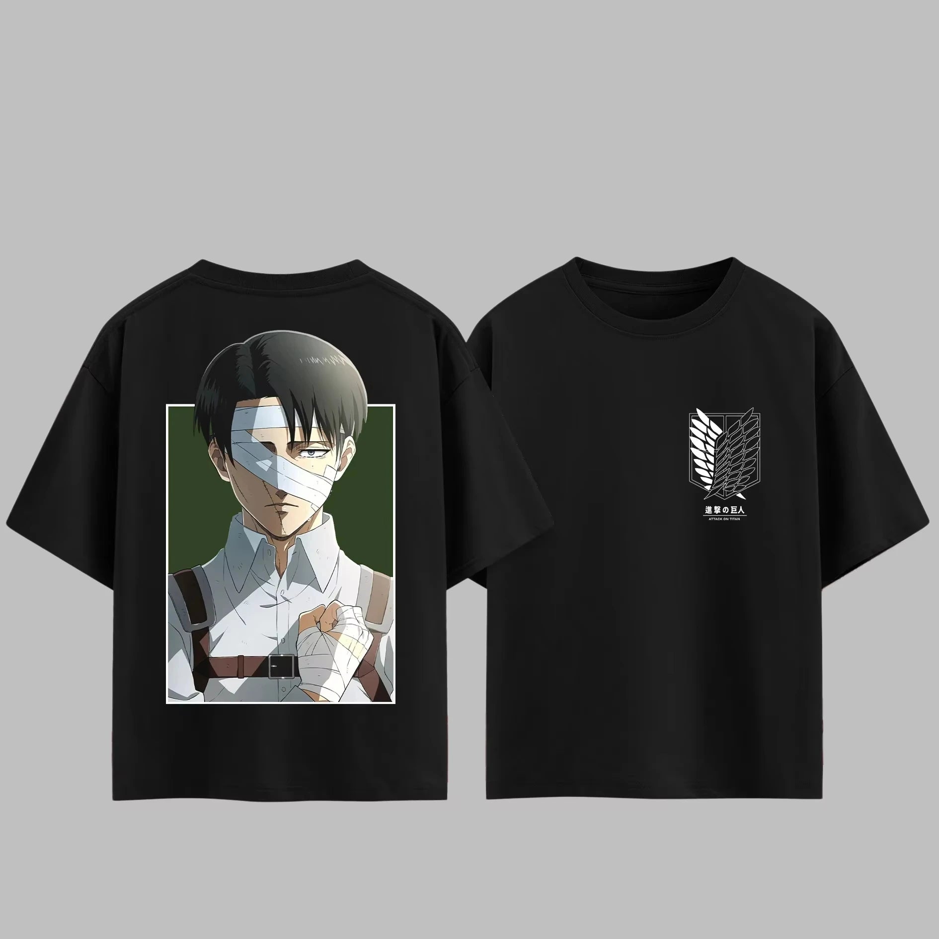 VORLIX Anime T-Shirt - Attack on Titan Levi Ackerman Men & Women Cotton Summer Top