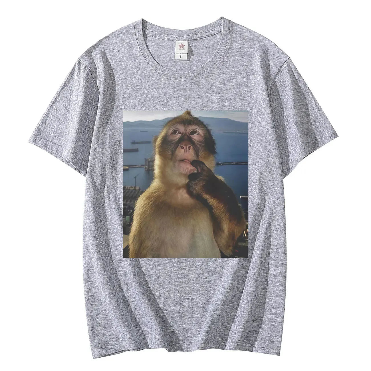 VORLIX Thinking Monkey T-shirt Casual