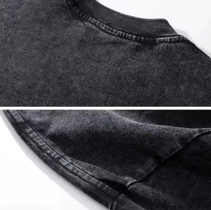 VORLIX Oversized T Shirt for Men Vintage