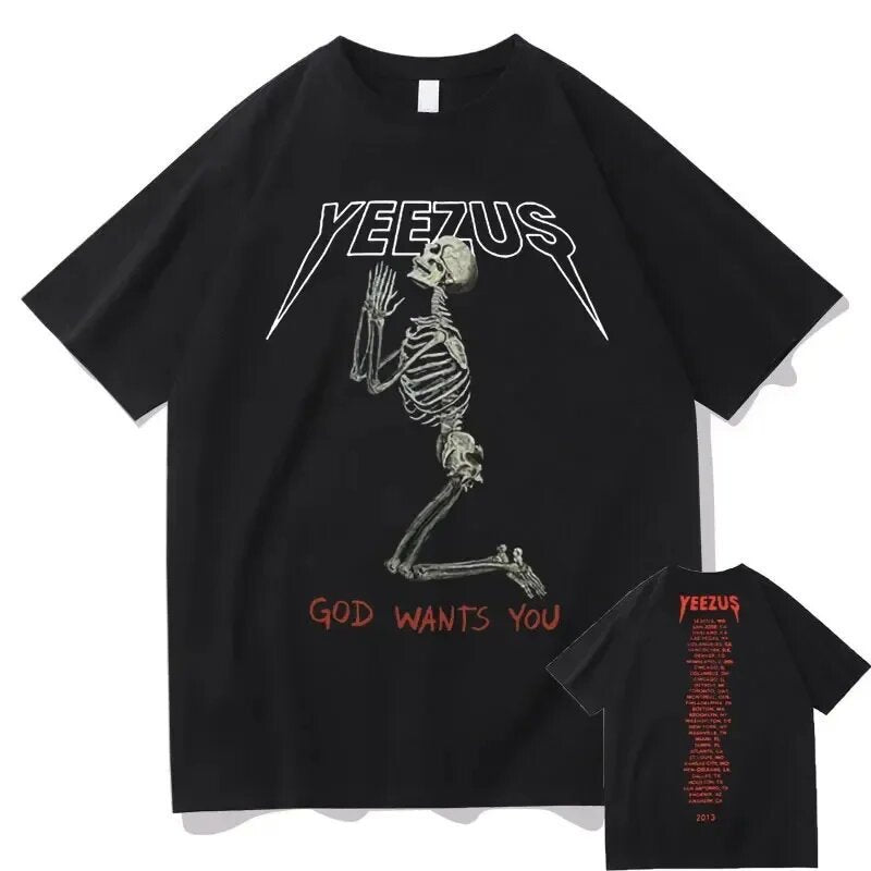 VORLIX Shadow Skull Oversized Tee