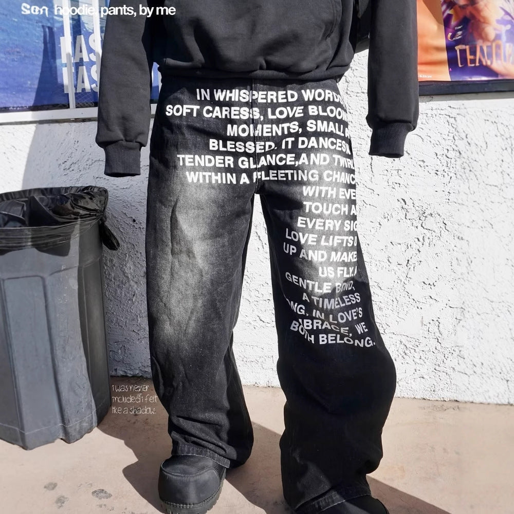 VORLIX ? Retro Street Washed Jeans