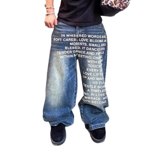 VORLIX ? Retro Street Washed Jeans