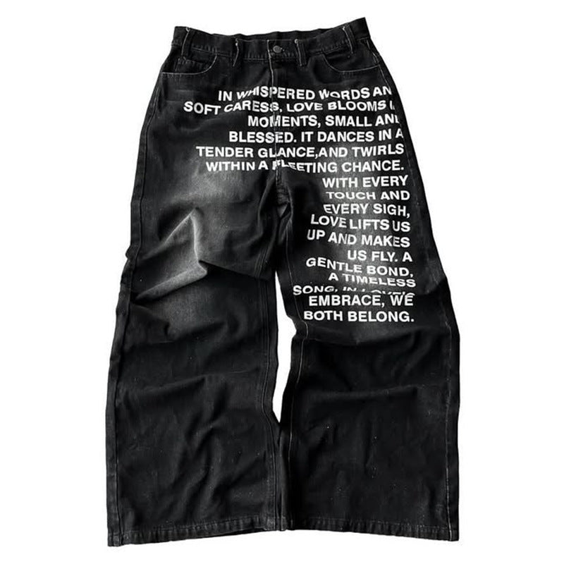 VORLIX ? Retro Street Washed Jeans