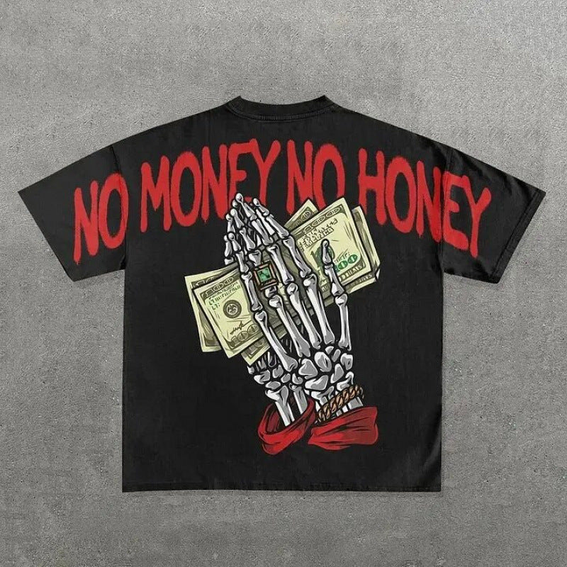 VORLIX Shadow Skull Oversized Tee