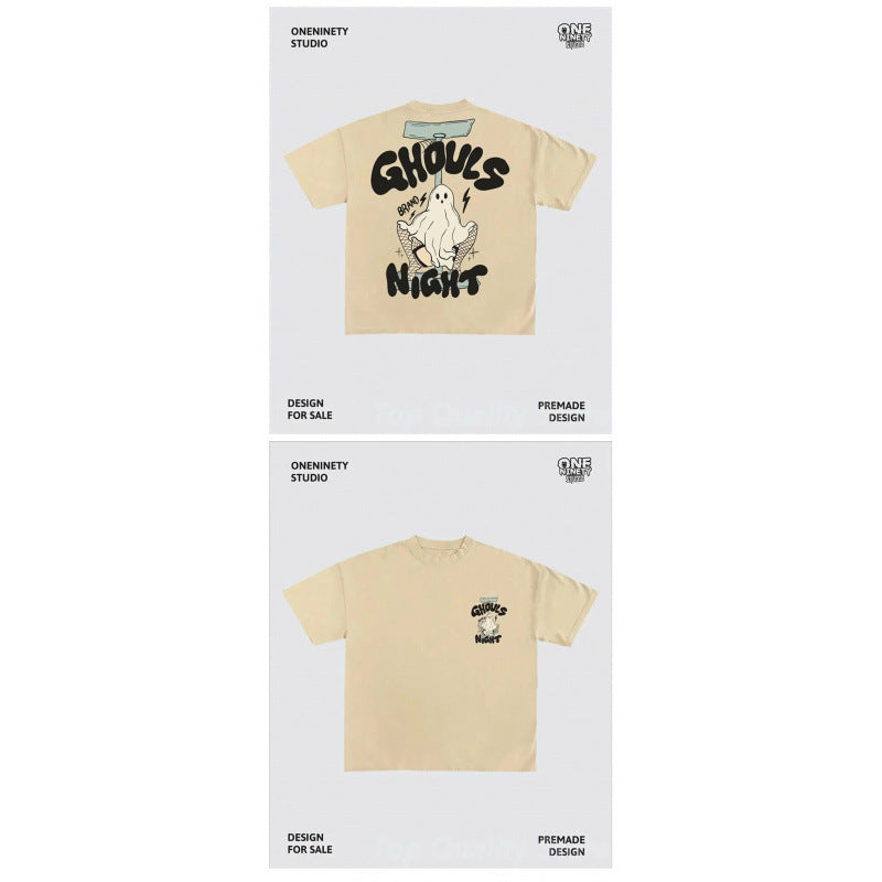 VORLIX Shadow Skull Oversized Tee
