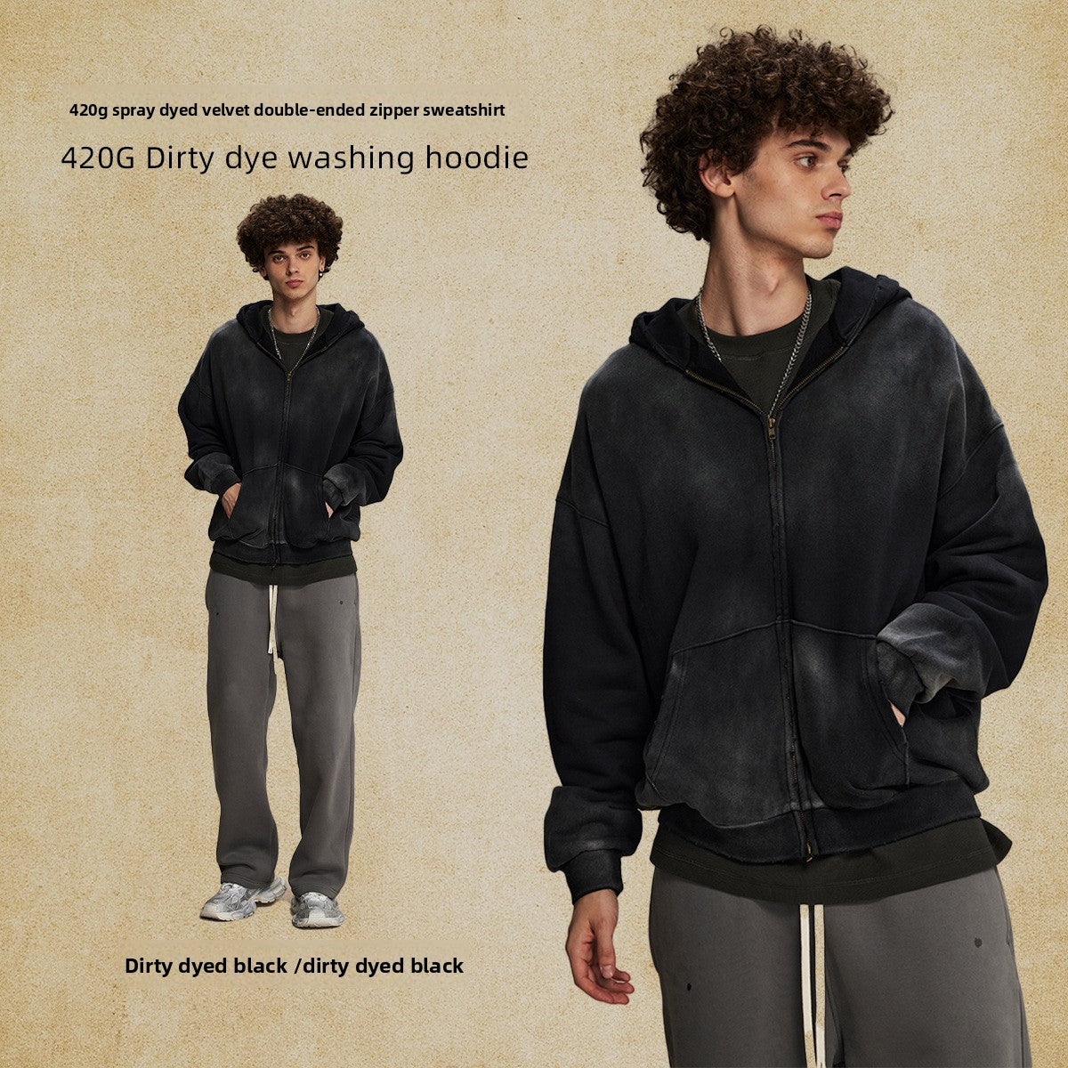 VORLIX “Vintage Fade” Hooded Sweatshirt